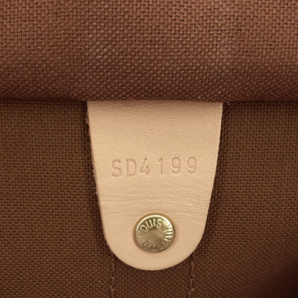Louis Vuitto Keepall 55 Monogram Canvas Travel Bag