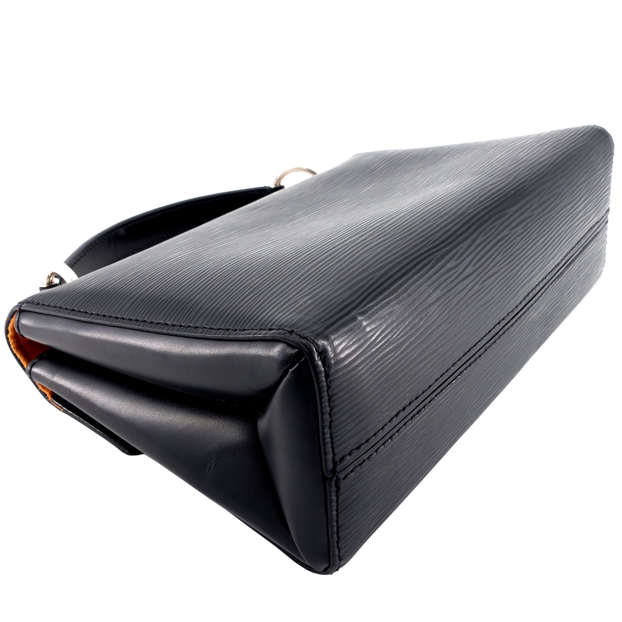 Louis Vuitto Pochette Grenelle Black Epi Leather Bag