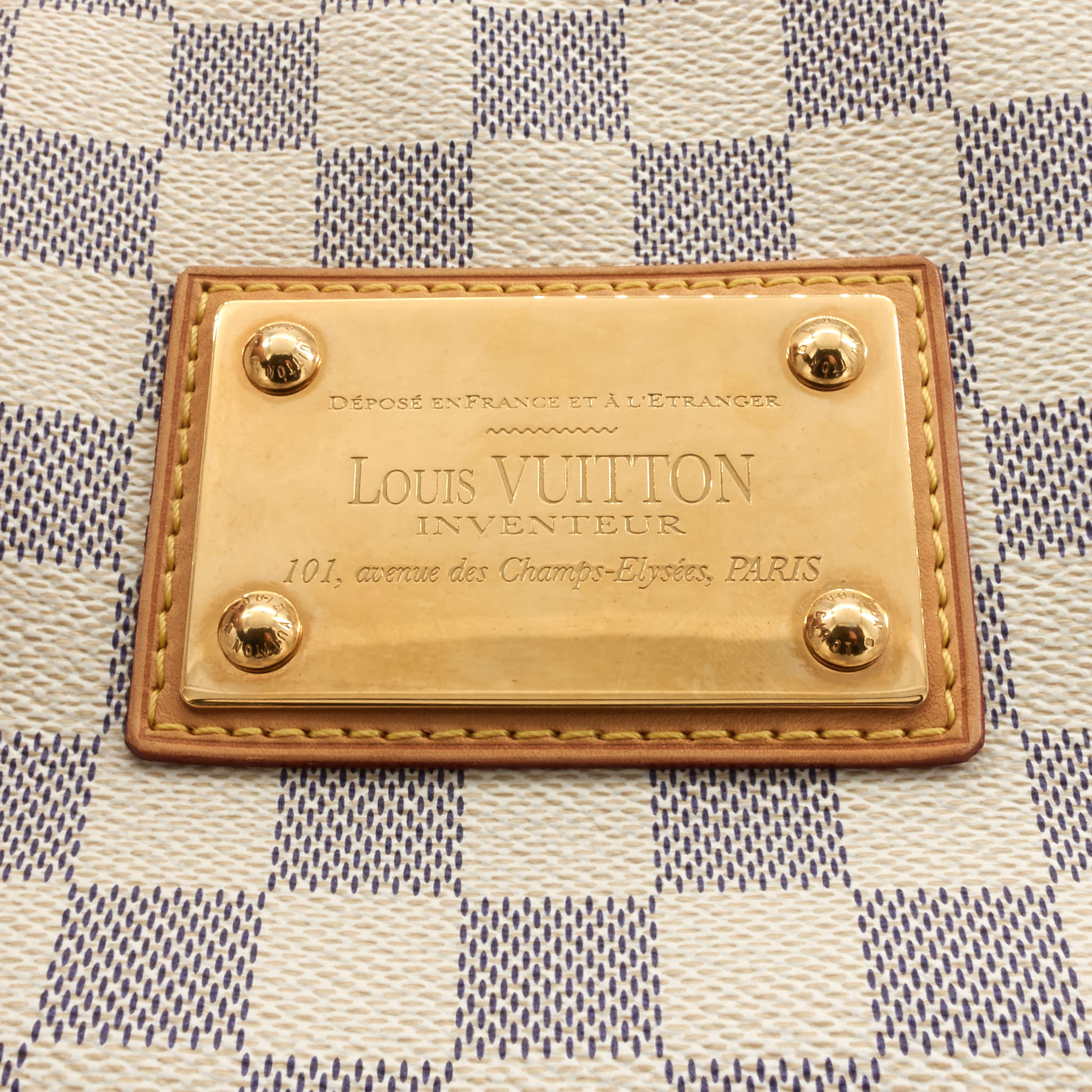 Louis Vuitto Galliera GM Damier Azur Canvas Bag
