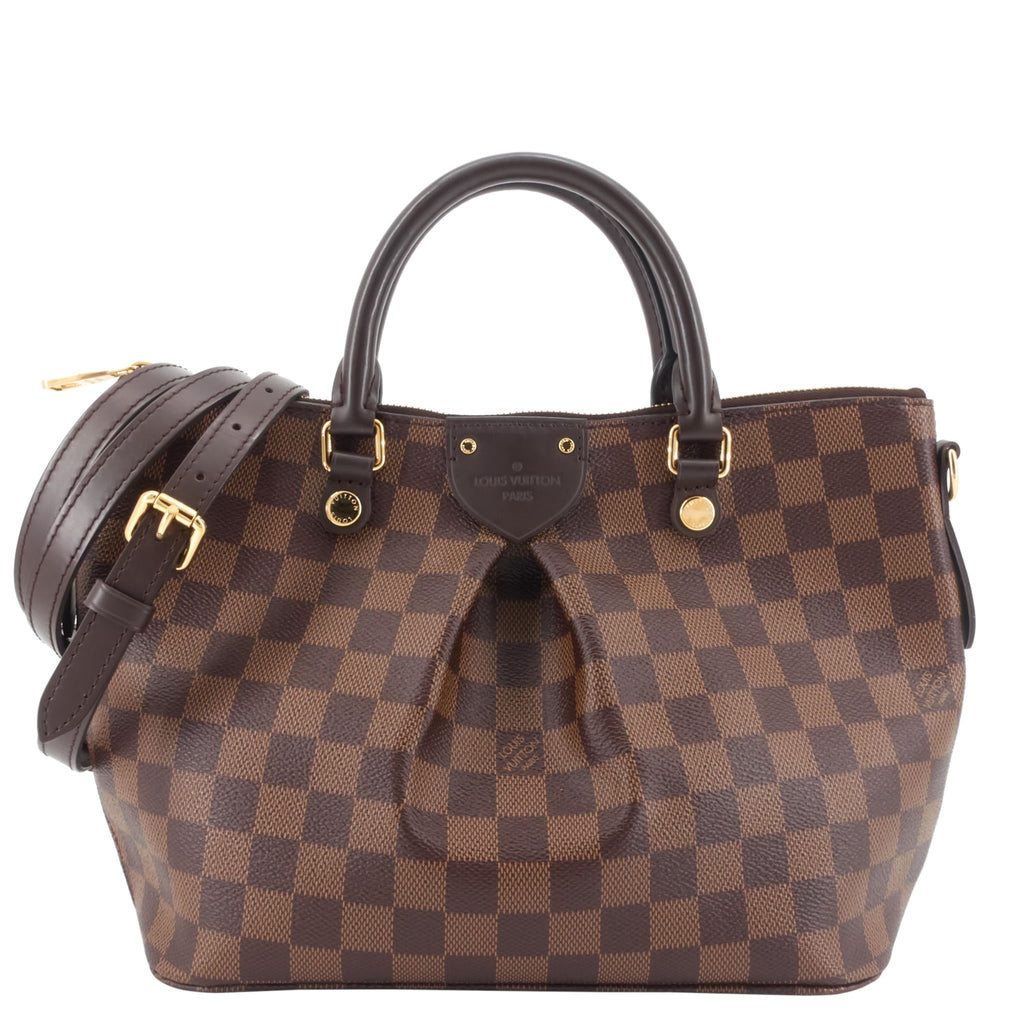 Louis Vuitto Siena PM Damier Ebene Canvas Handbag