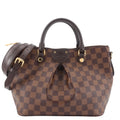Louis Vuitto Siena PM Damier Ebene Canvas Handbag