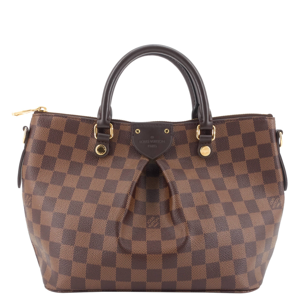 Louis Vuitto Siena PM Damier Ebene Canvas Handbag