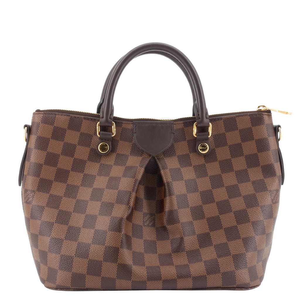 Louis Vuitto Siena PM Damier Ebene Canvas Handbag