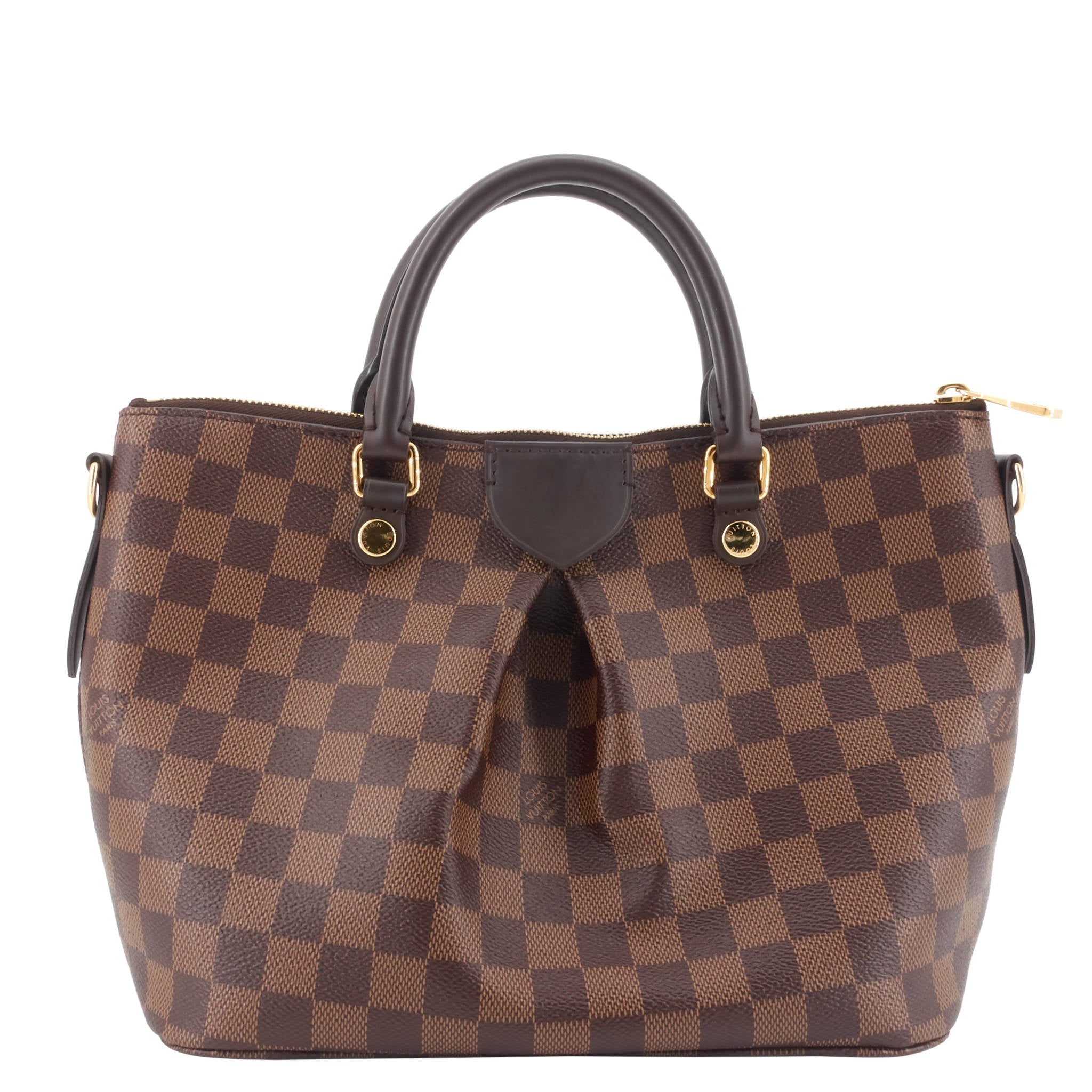 Louis Vuitto Siena PM Damier Ebene Canvas Handbag