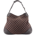 Gucci Brown GG Canvas Hobo Bag