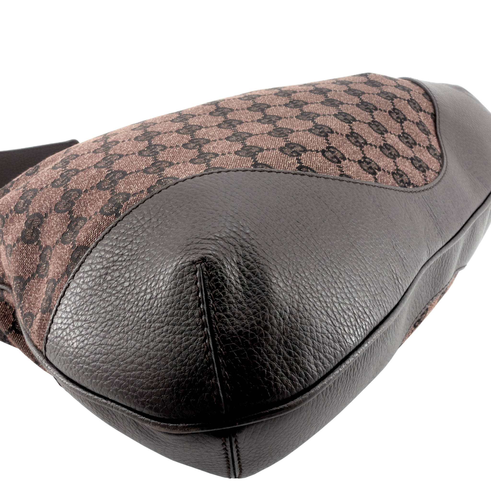Gucci Brown GG Canvas Hobo Bag