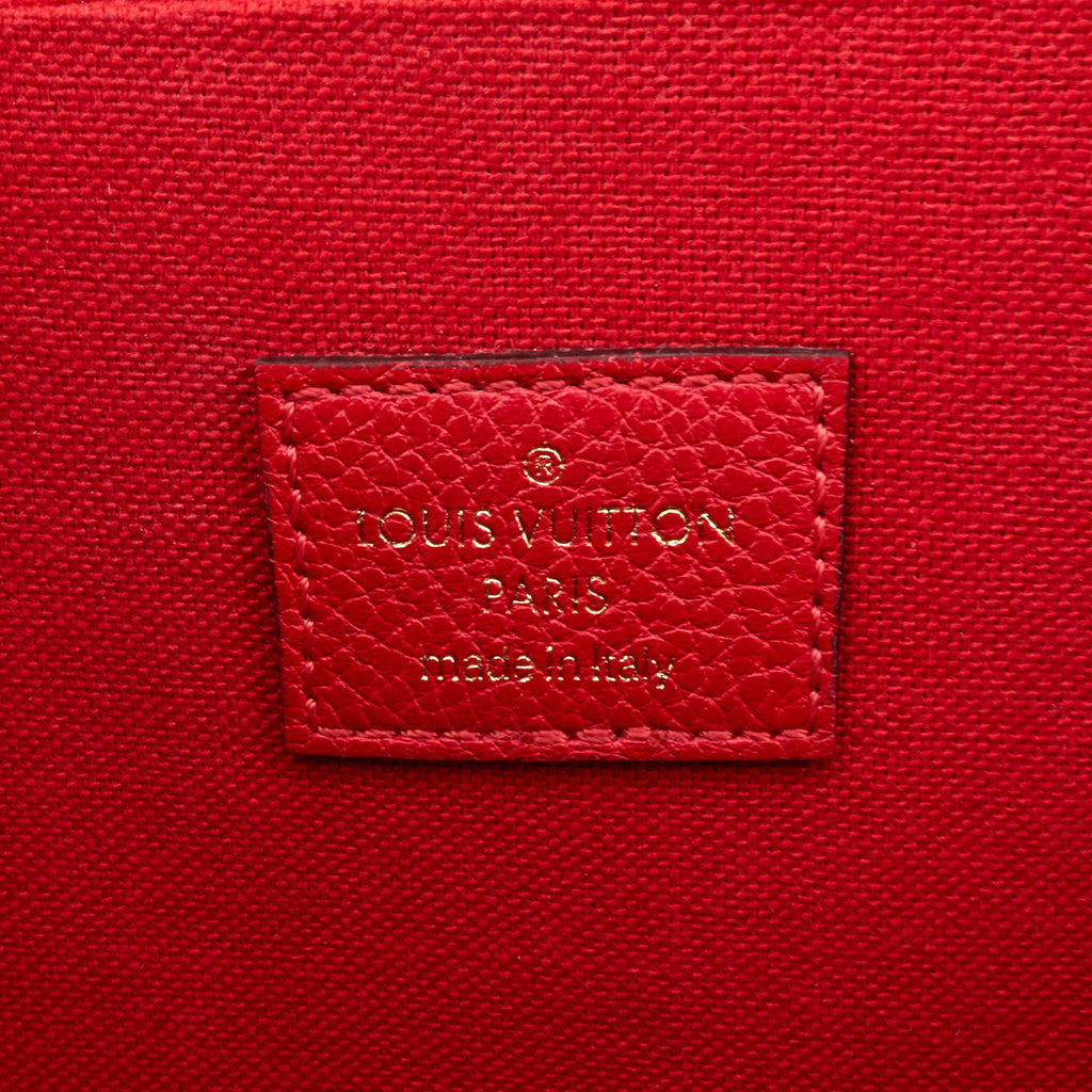 Louis Vuitto FÃ©licie Pochette Monogram Empreinte Leather Bag