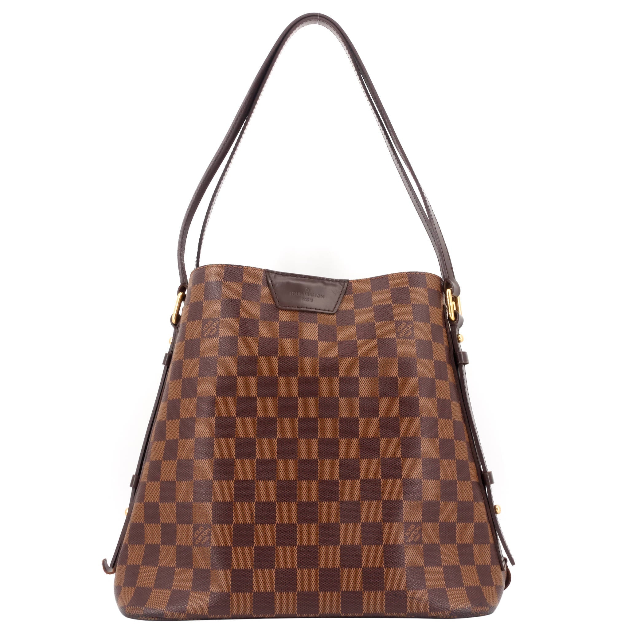 Louis Vuitto Cabas Rivington Damier Ebene Canvas Bag