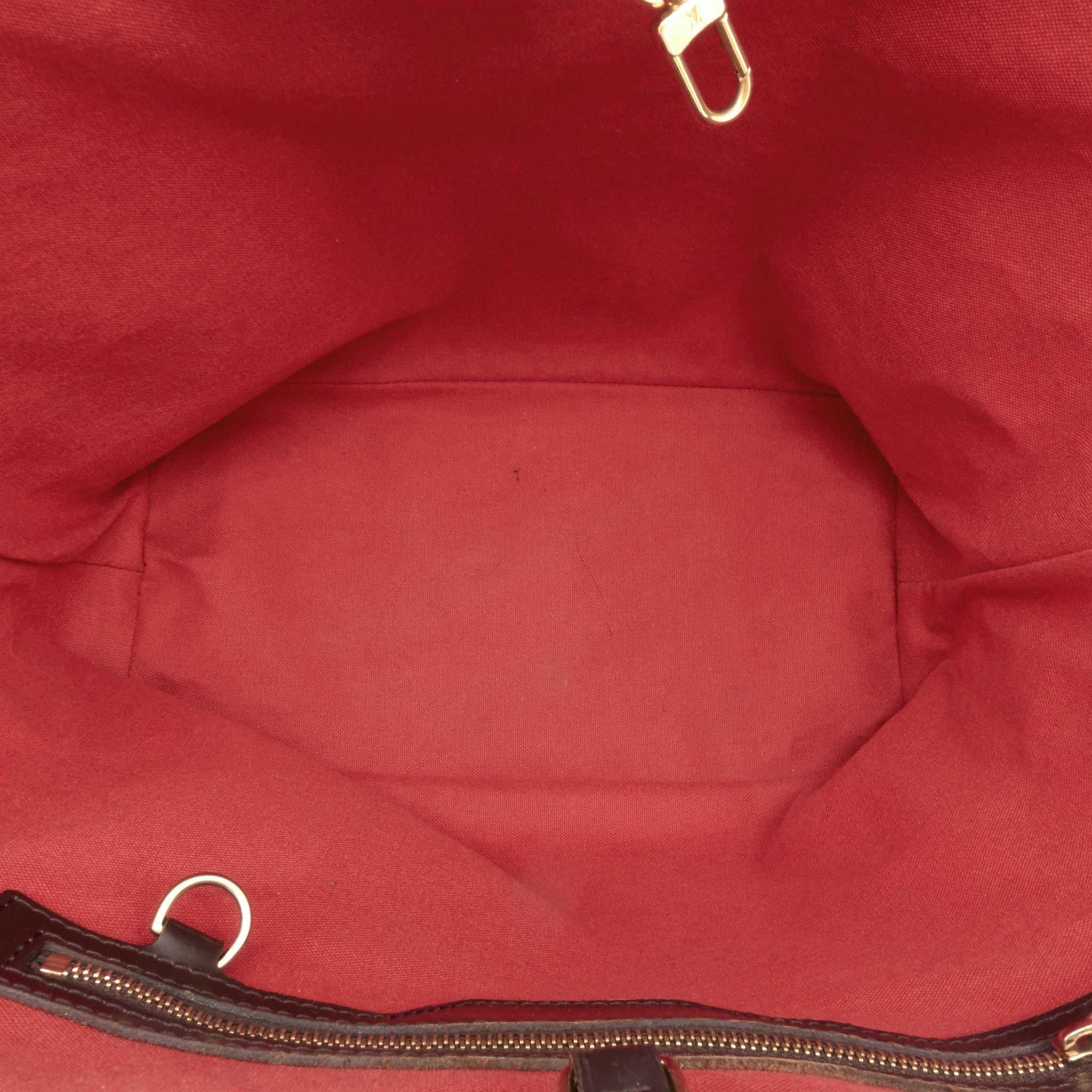 Louis Vuitto Cabas Rivington Damier Ebene Canvas Bag