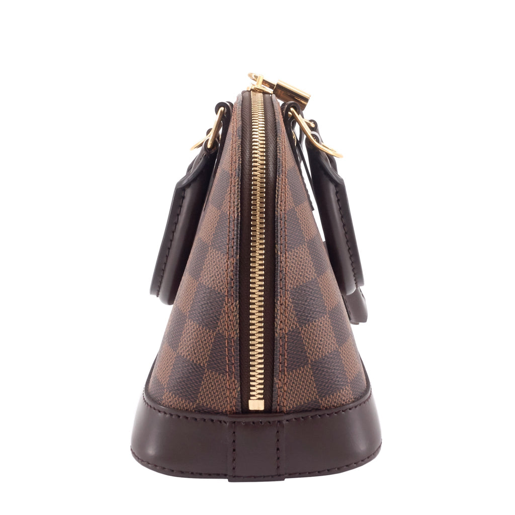 Louis Vuitto Alma BB Damier Ebene Canvas Handbag