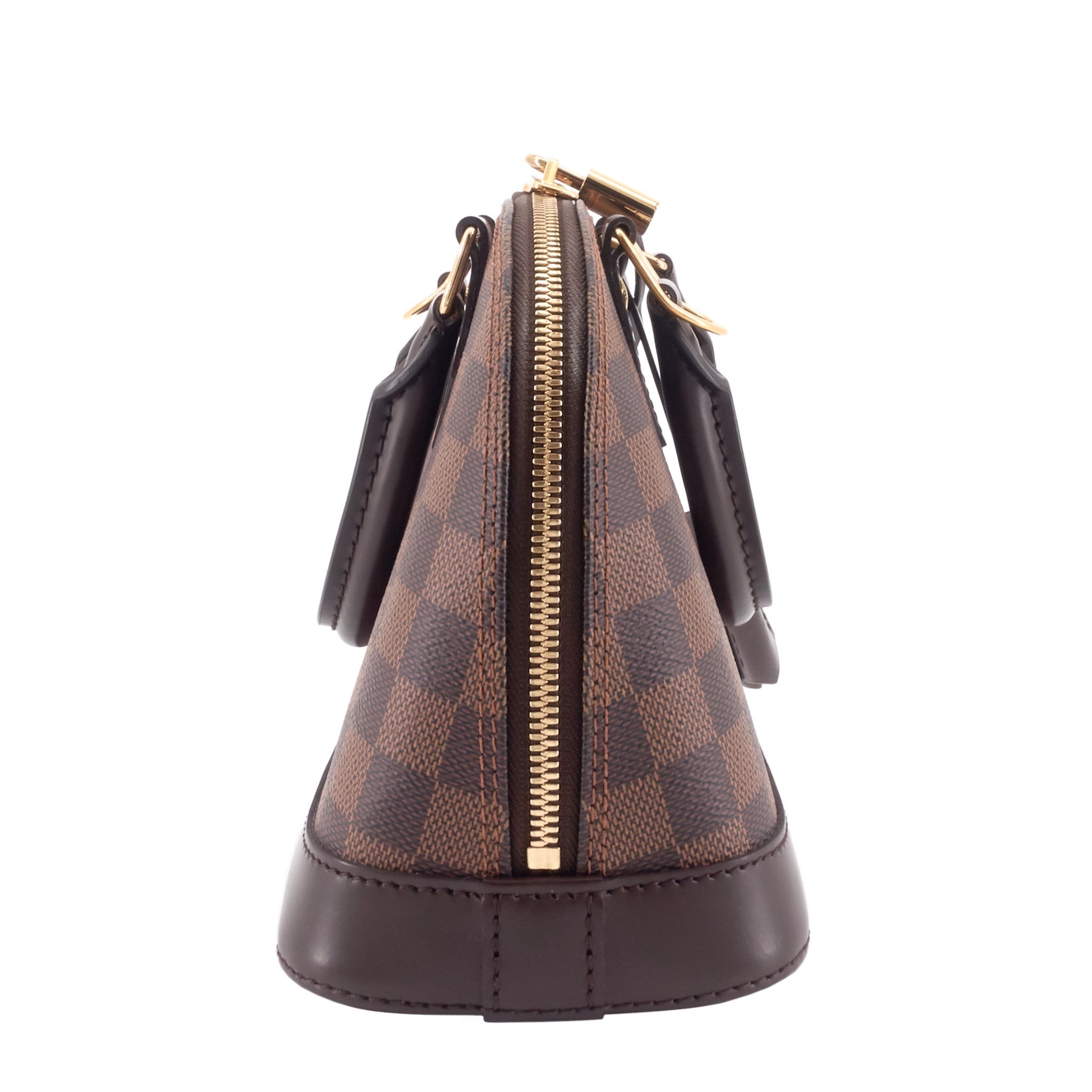 Louis Vuitto Alma BB Damier Ebene Canvas Handbag