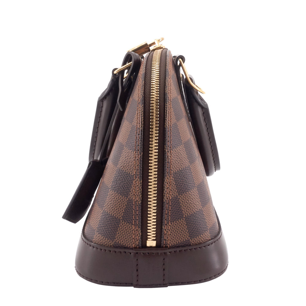 Louis Vuitto Alma BB Damier Ebene Canvas Handbag