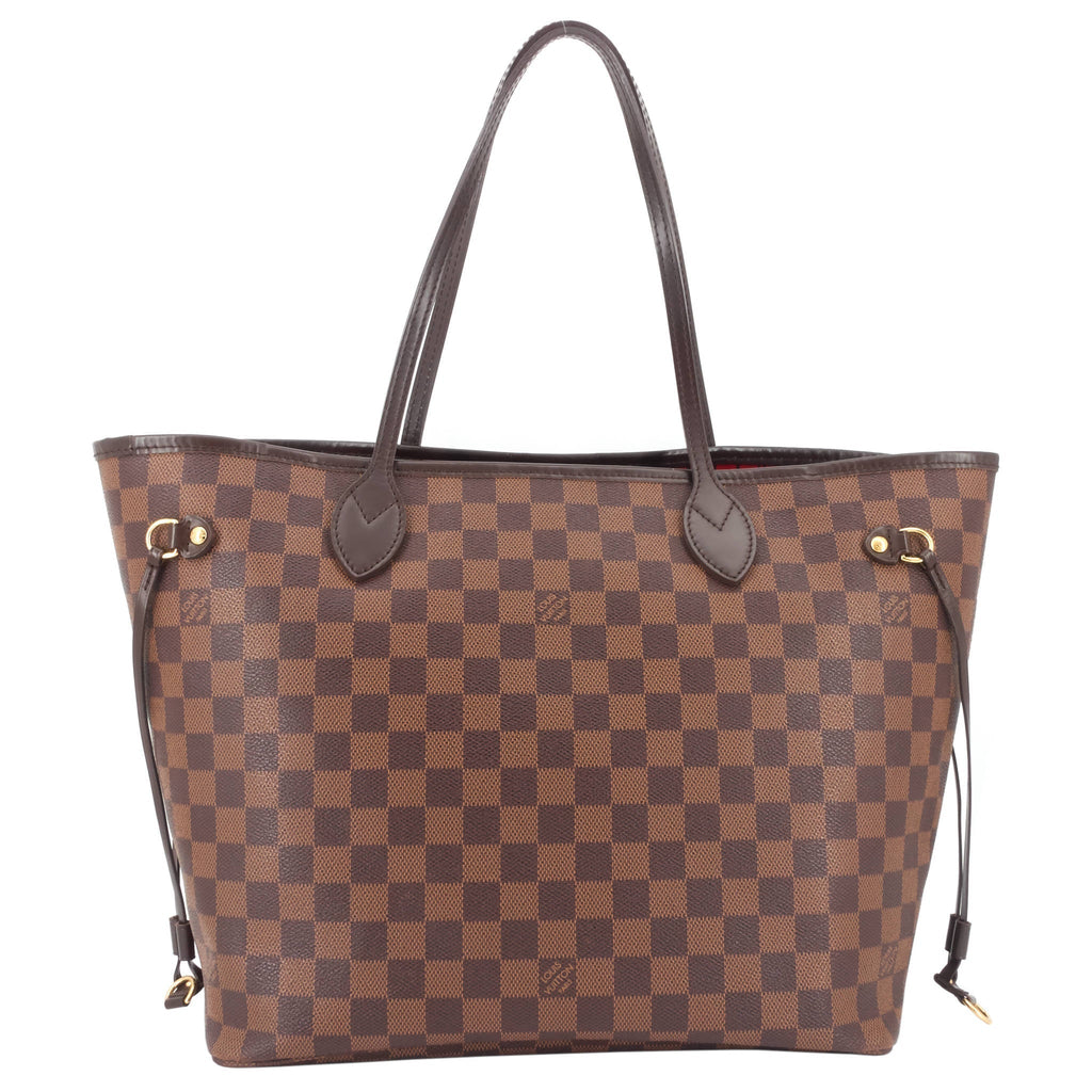 Louis Vuitto Neverfull MM Damier Ebene Canvas Bag