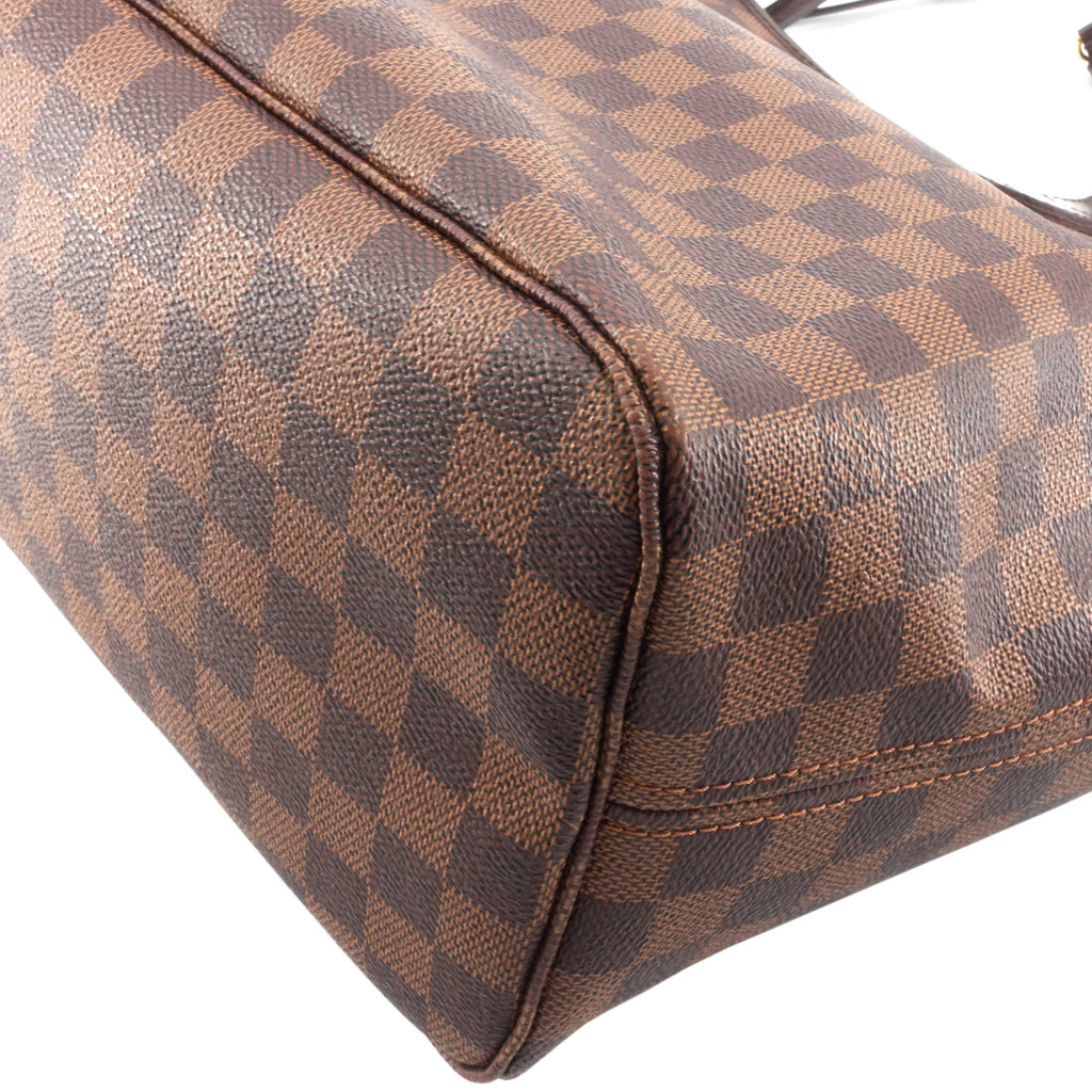 Louis Vuitto Neverfull MM Damier Ebene Canvas Bag