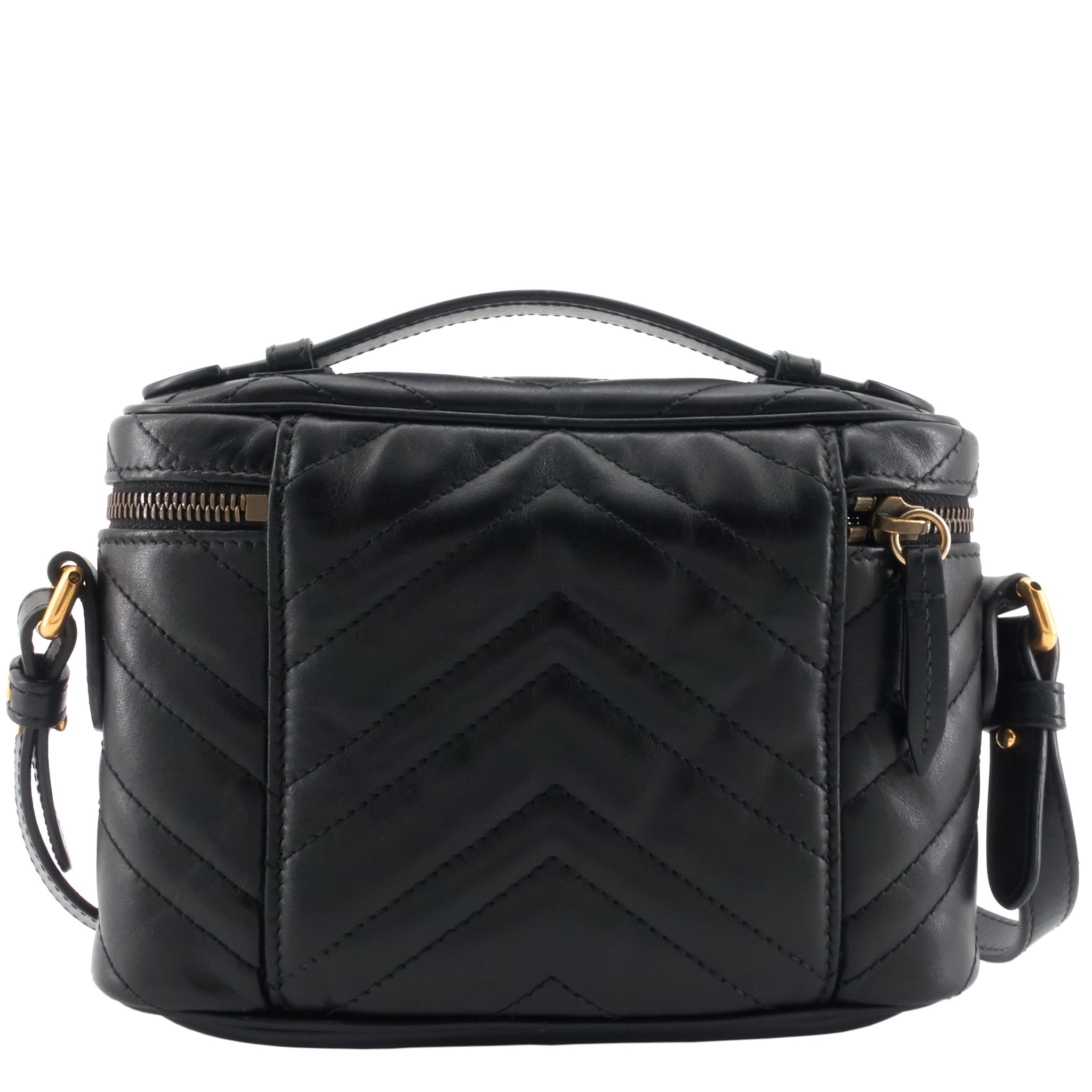 Gucci GG Marmont Mini Vanity Leather Crossbody Bag