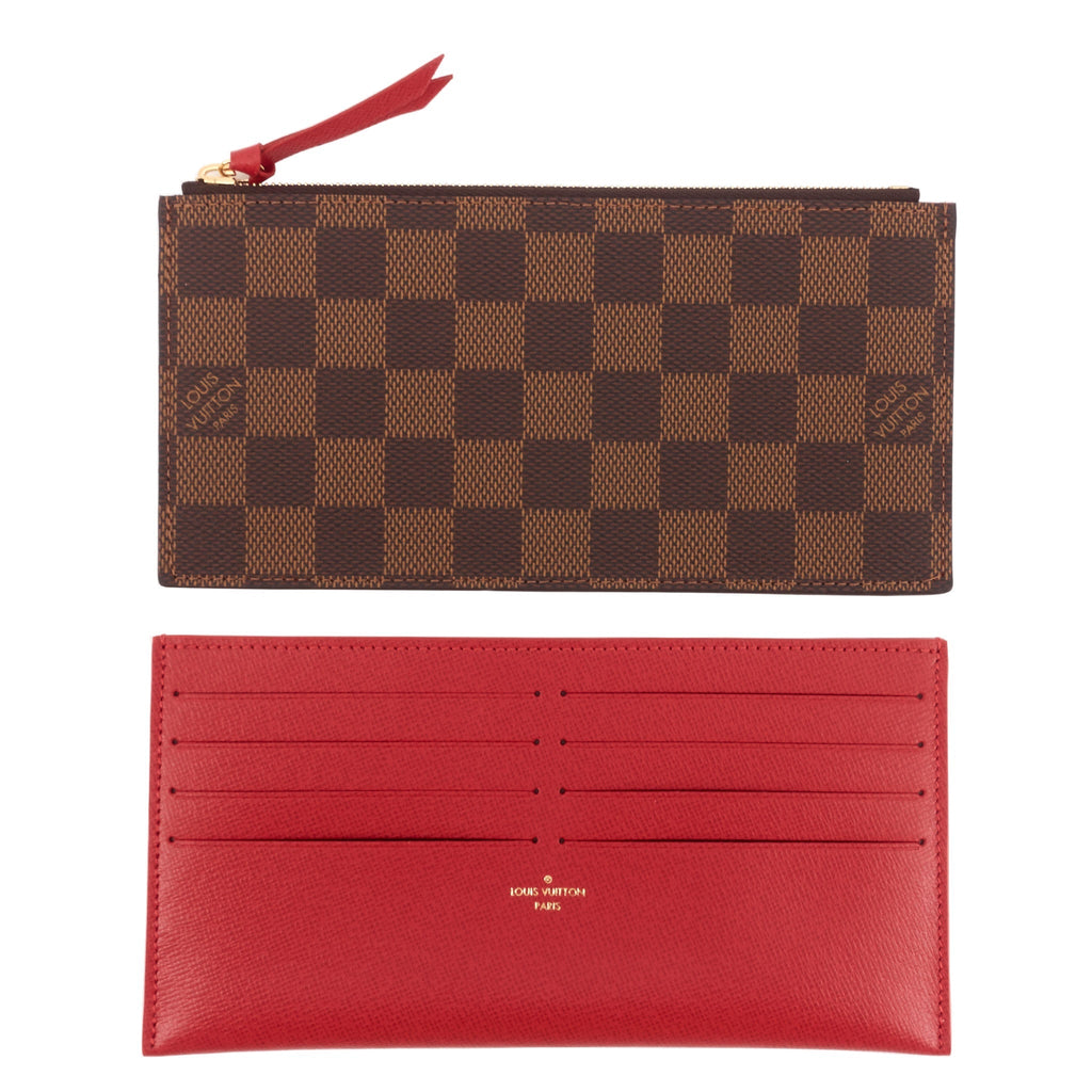 Louis Vuitto FÃ©licie Pochette Damier Ebene Canvas Bag