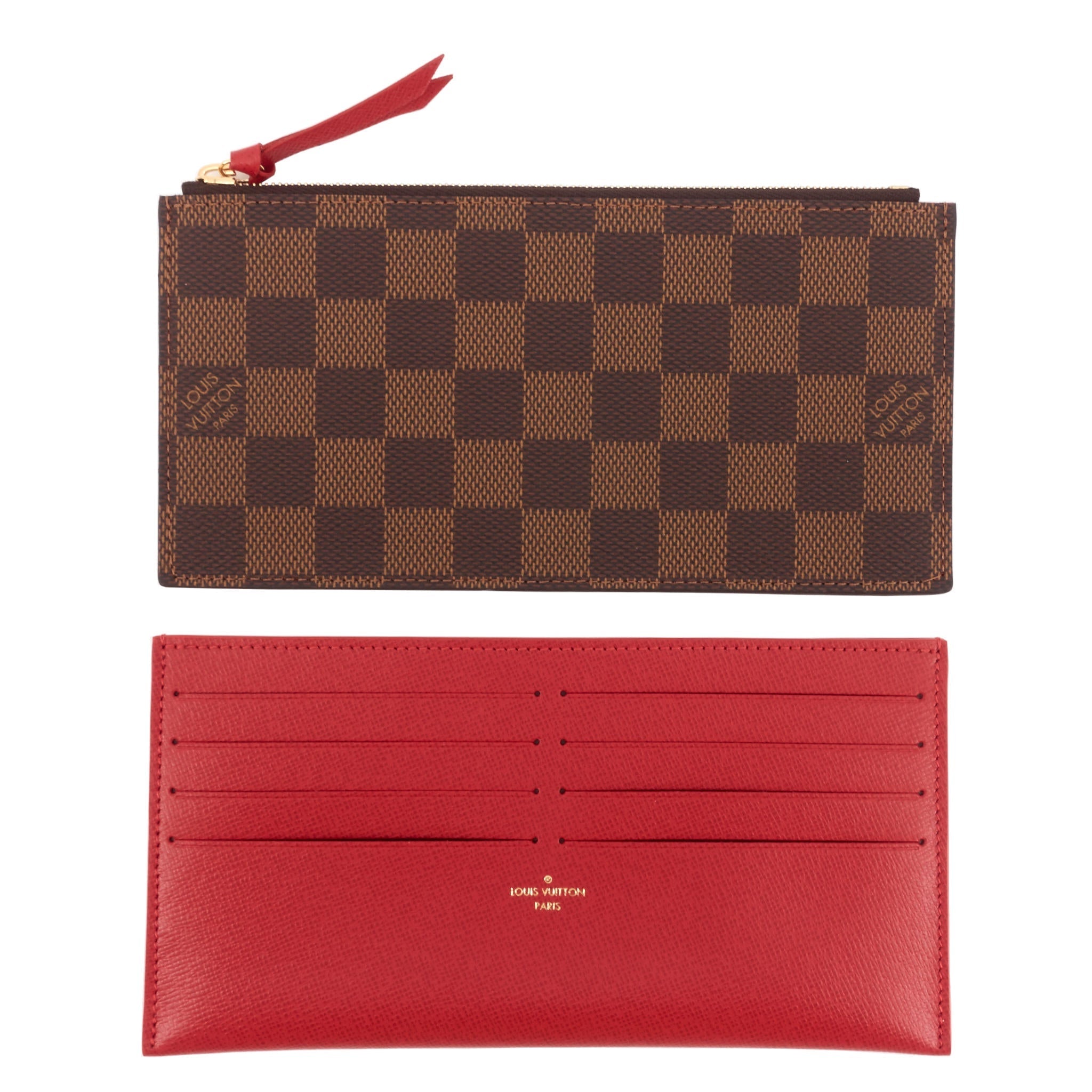 Louis Vuitto FÃ©licie Pochette Damier Ebene Canvas Bag