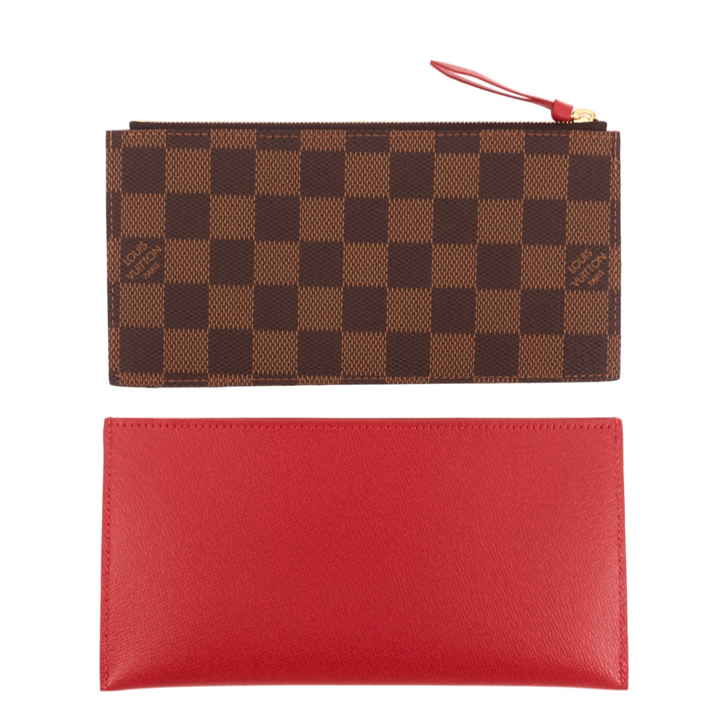 Louis Vuitto FÃ©licie Pochette Damier Ebene Canvas Bag