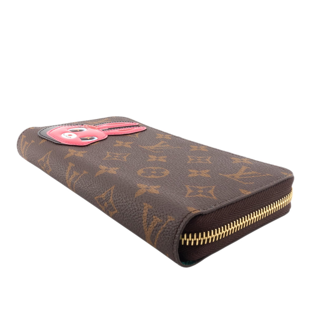 Louis Vuitto Zippy Rabbit Monogram Canvas Wallet