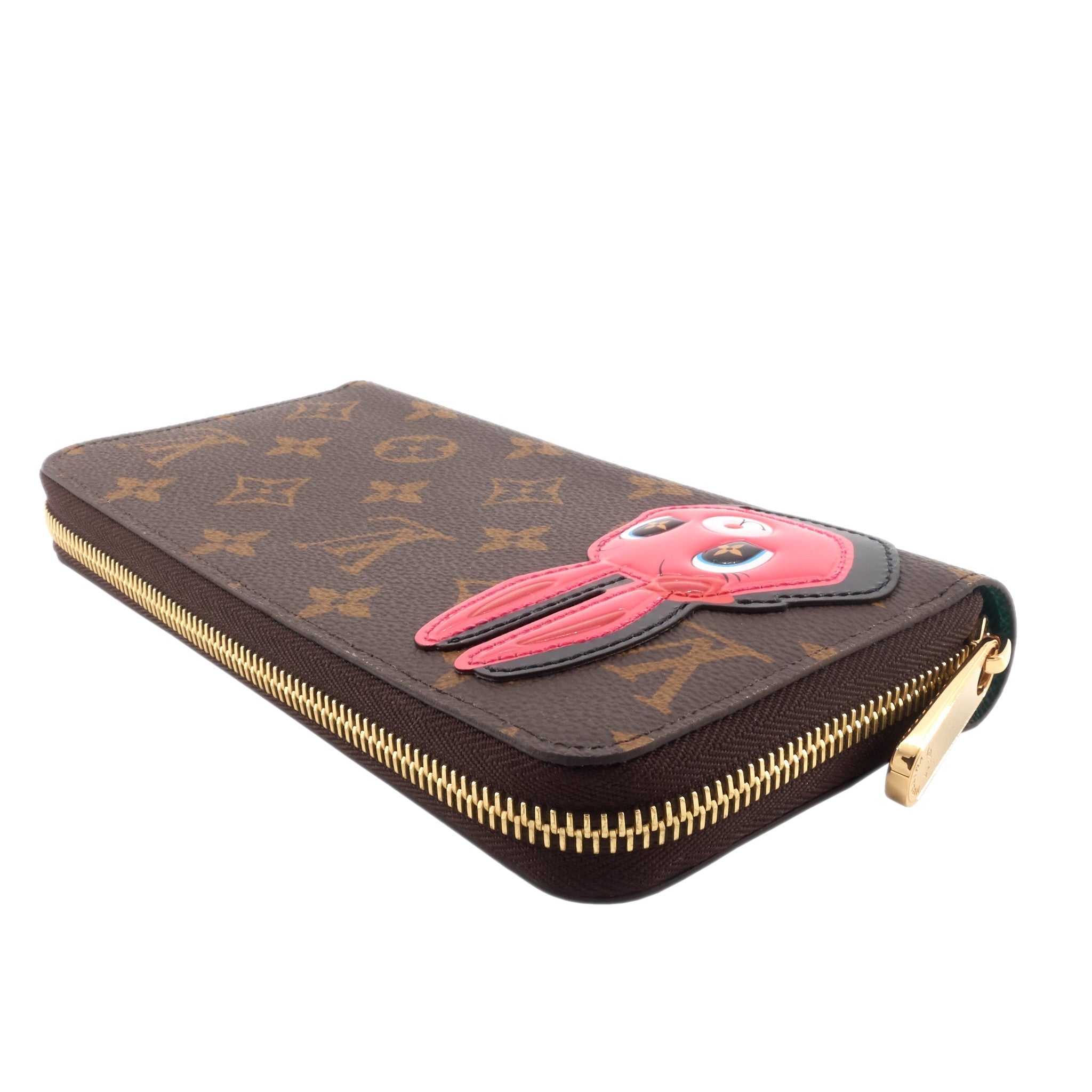 Louis Vuitto Zippy Rabbit Monogram Canvas Wallet