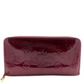 Louis Vuitto Zippy Monogram Vernis Leather Wallet