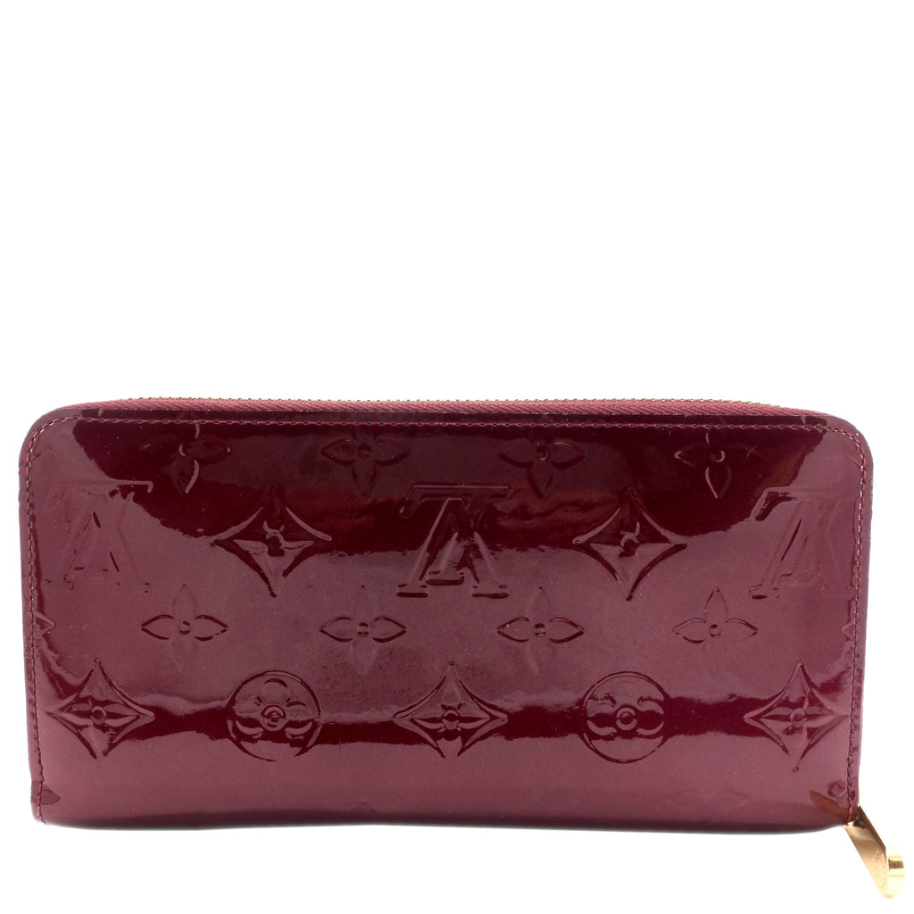 Louis Vuitto Zippy Monogram Vernis Leather Wallet