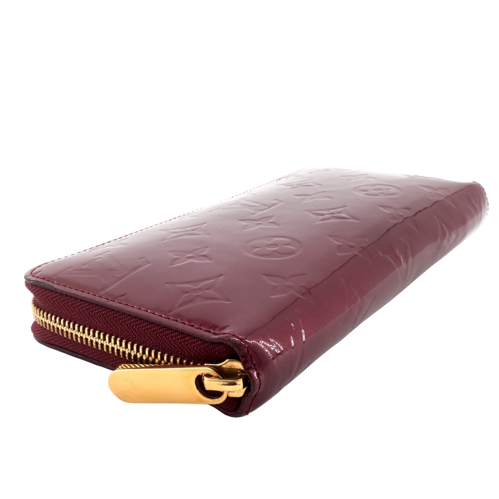 Louis Vuitto Zippy Monogram Vernis Leather Wallet