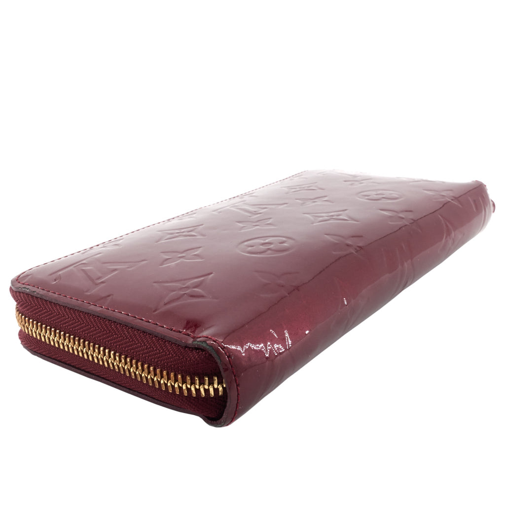 Louis Vuitto Zippy Monogram Vernis Leather Wallet