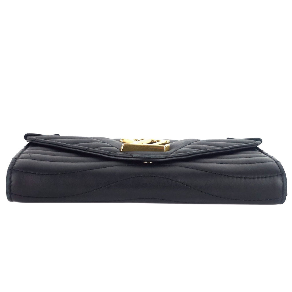 Louis Vuitto New Wave Calfskin Leather Long Wallet