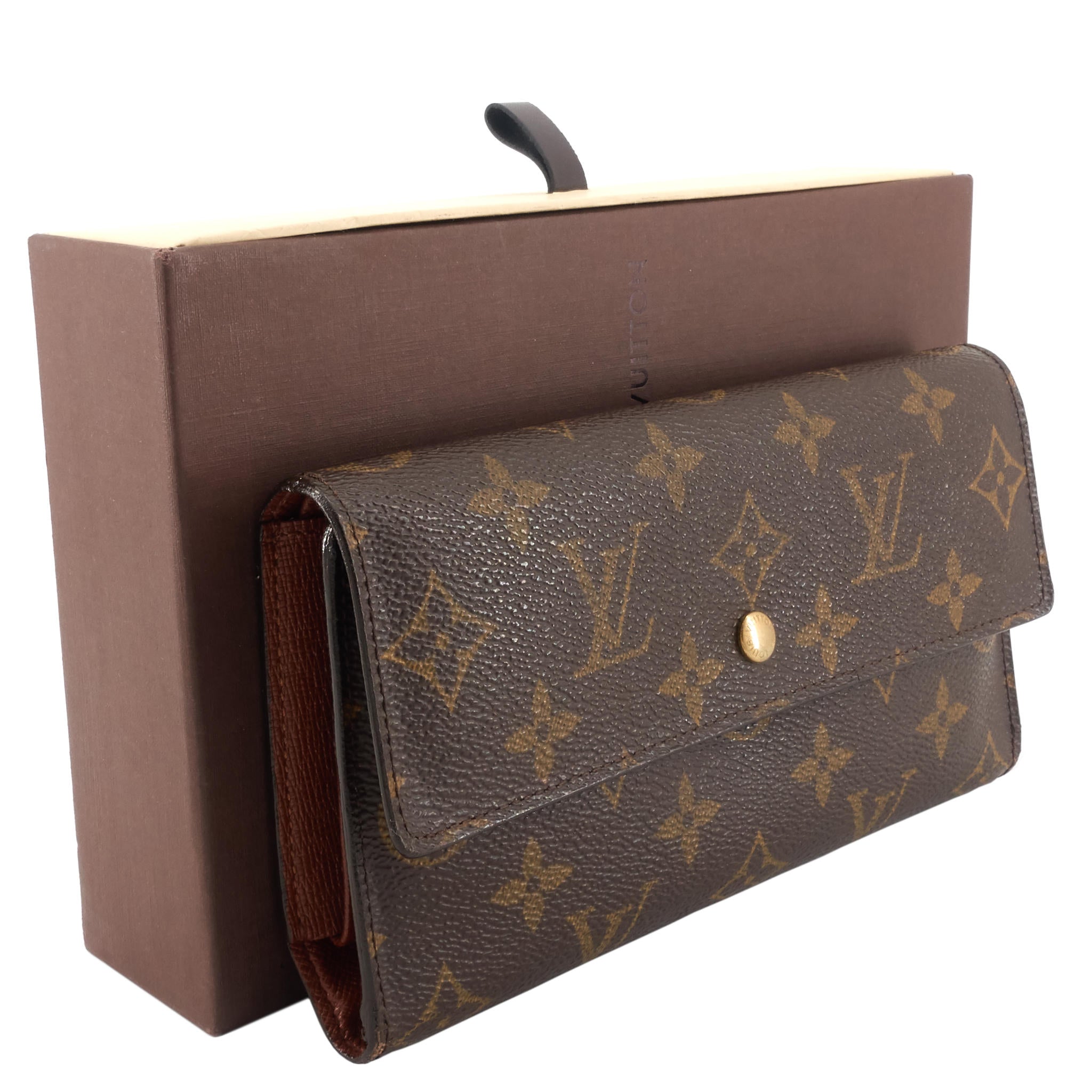 Louis Vuitto Porte Tresor International Monogram Canvas Wallet