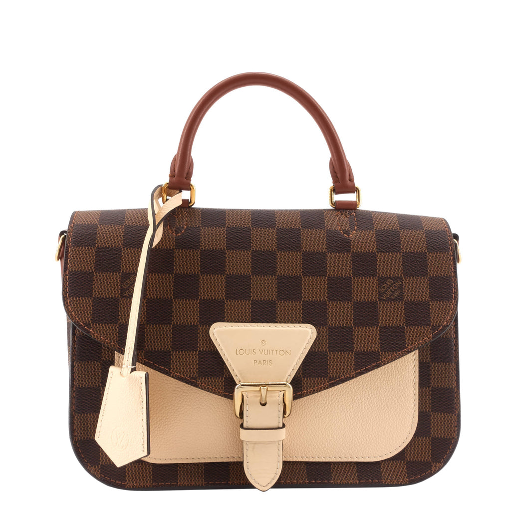 Louis Vuitto Beaumarchais Damier Ebene Canvas Bag