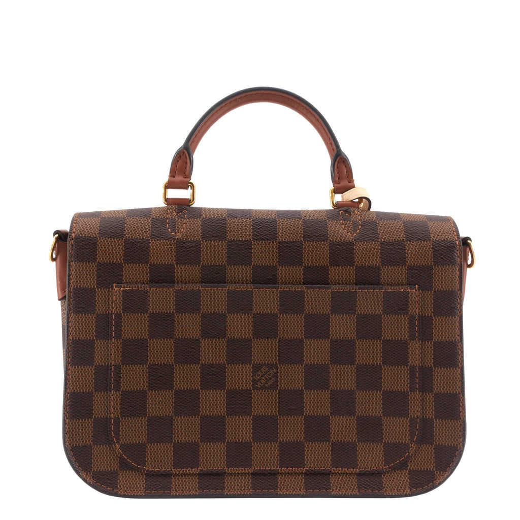Louis Vuitto Beaumarchais Damier Ebene Canvas Bag