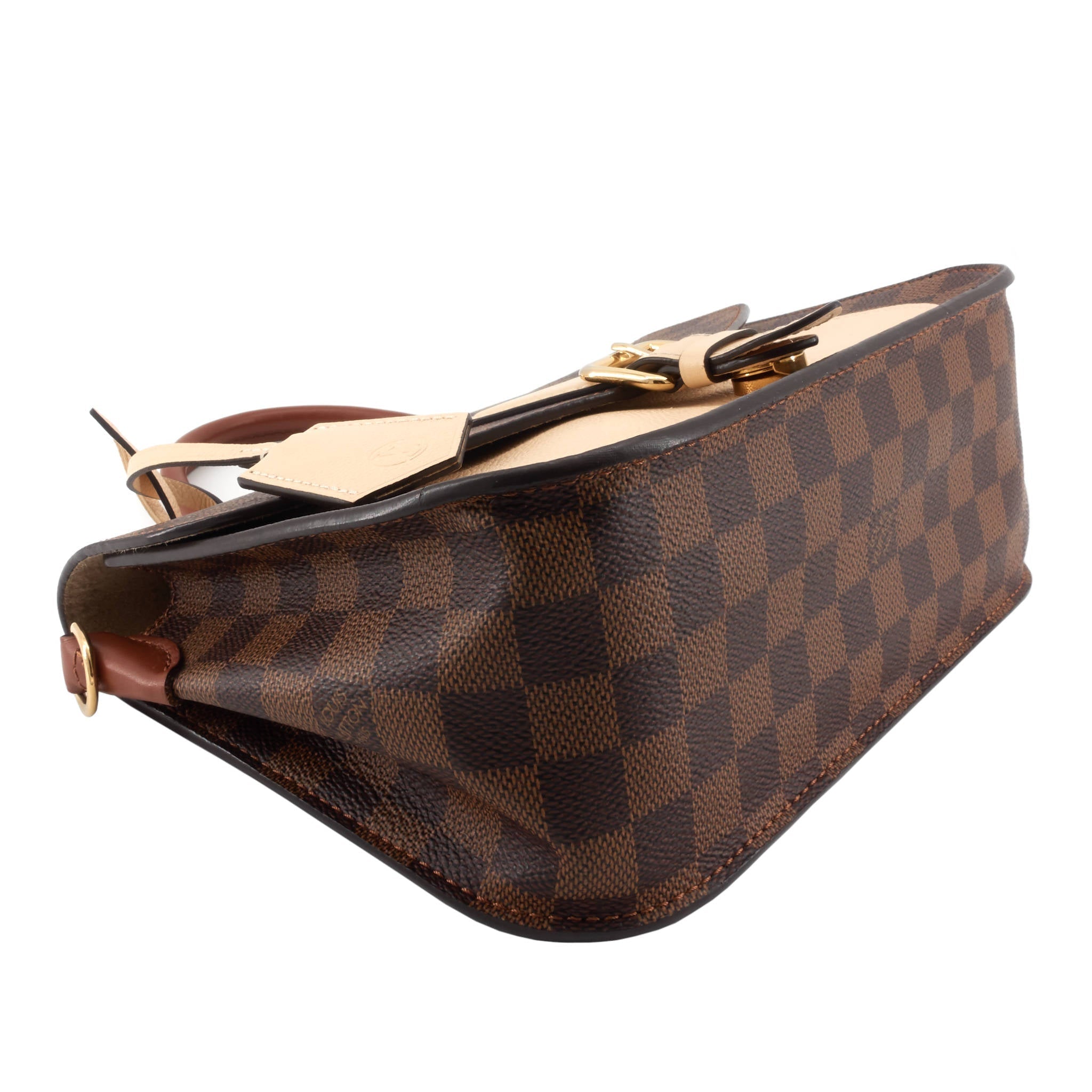 Louis Vuitto Beaumarchais Damier Ebene Canvas Bag
