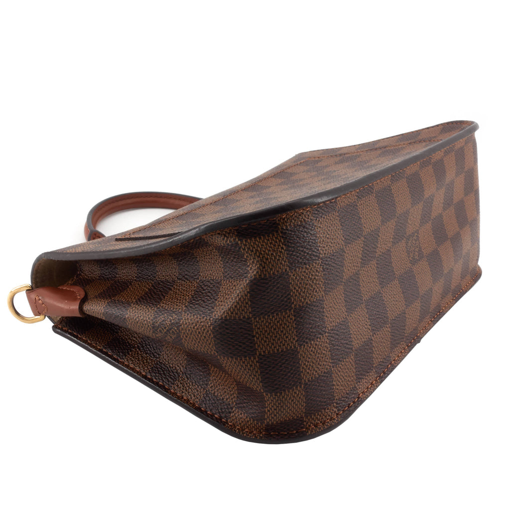 Louis Vuitto Beaumarchais Damier Ebene Canvas Bag