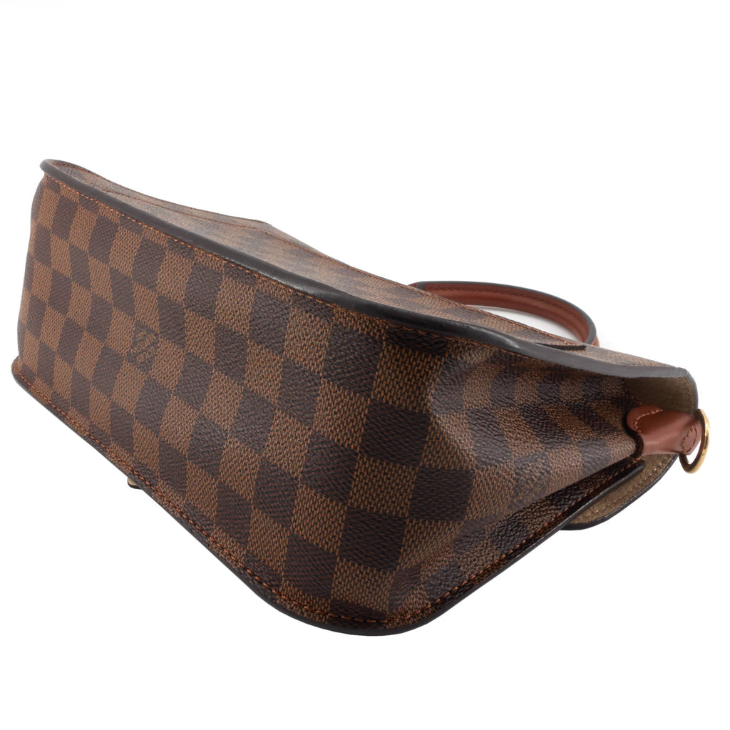 Louis Vuitto Beaumarchais Damier Ebene Canvas Bag