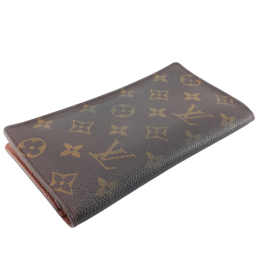 Louis Vuitto Monogram Canvas Long Slim Wallet