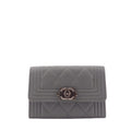 Chanel Boy Lambskin Leather Card Holder