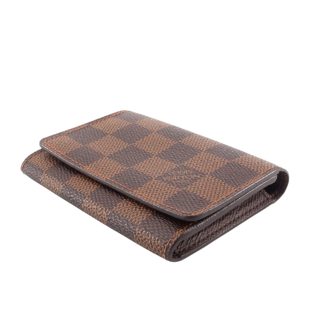 Louis Vuitto Damier Ebene Canvas Card Holder