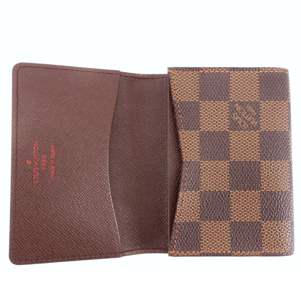 Louis Vuitto Damier Ebene Canvas Card Holder