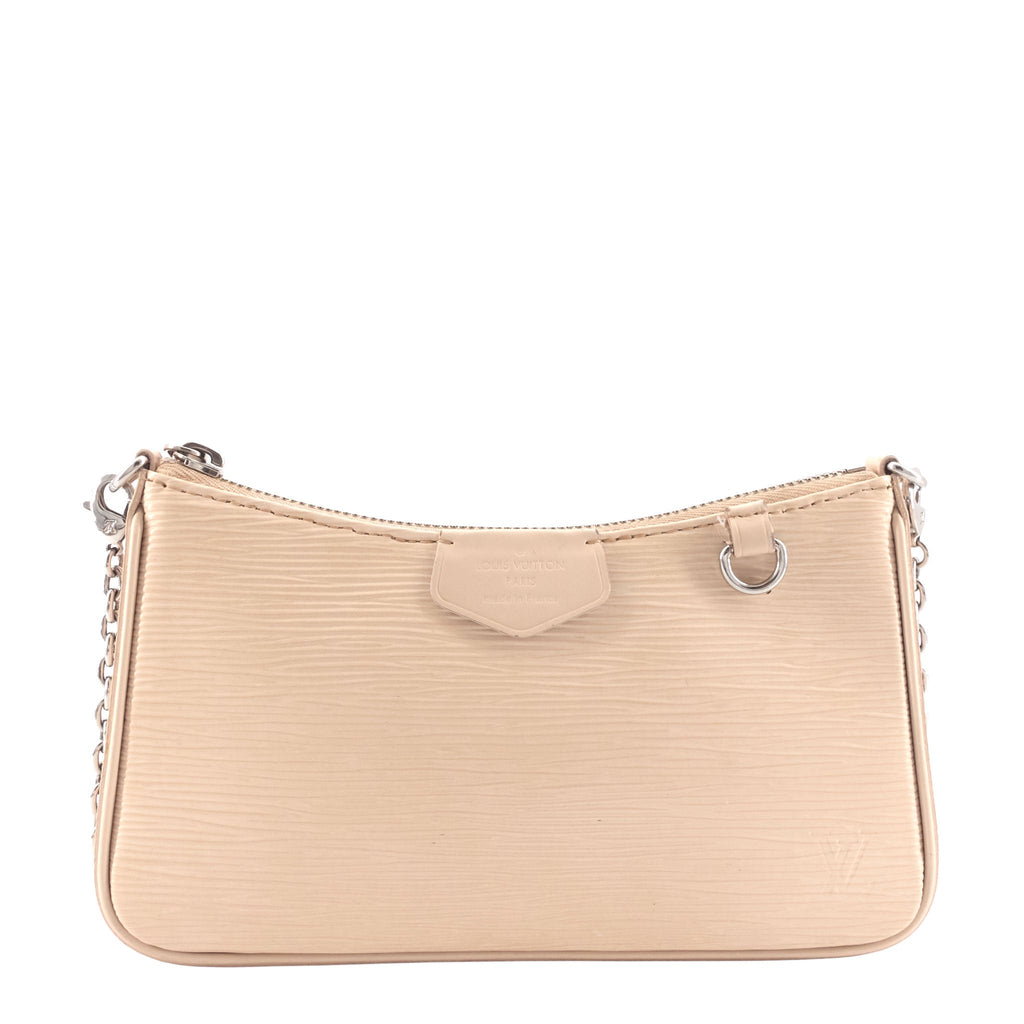 Louis Vuitto Easy Pouch On Strap Quartz Epi Leather Bag
