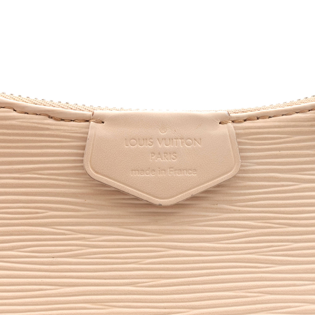 Louis Vuitto Easy Pouch On Strap Quartz Epi Leather Bag