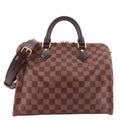 Louis Vuitto Speedy BandouliÃ¨re 30 Damier Ebene Canvas Bag