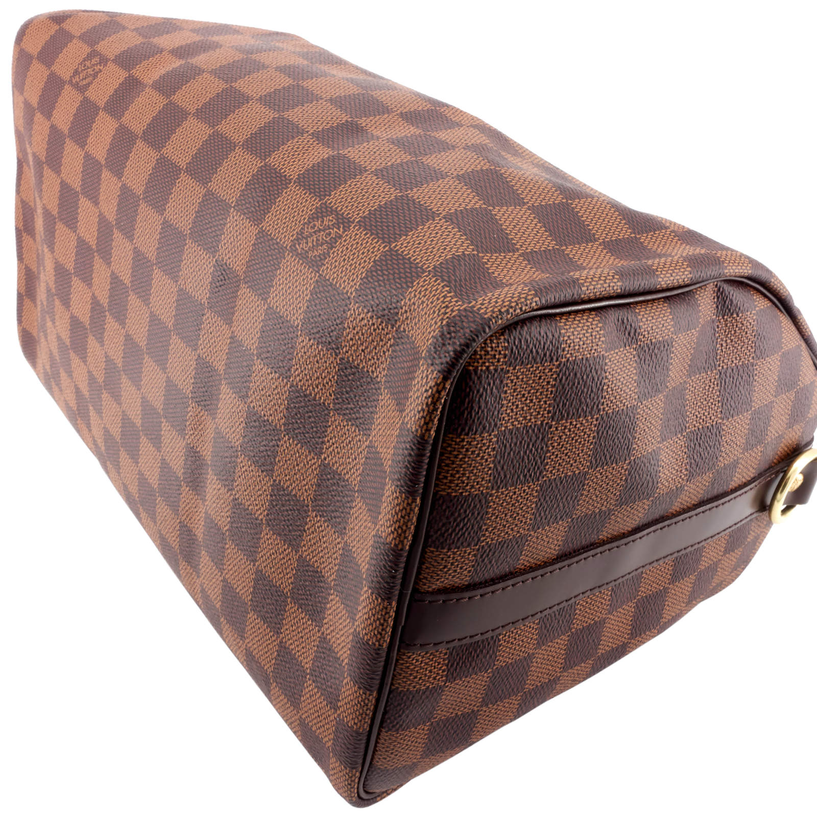 Louis Vuitto Speedy BandouliÃ¨re 30 Damier Ebene Canvas Bag
