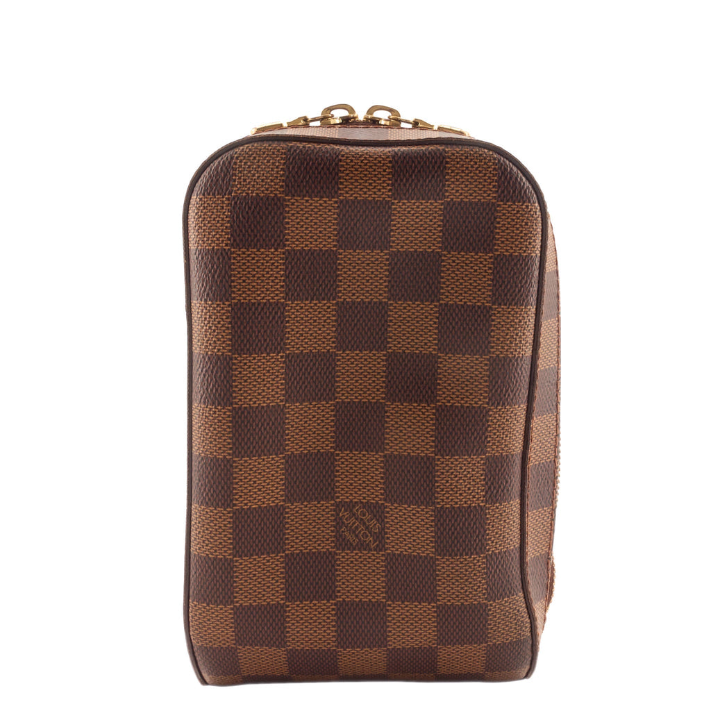 Louis Vuitto Geronimos Damier Ebene Canvas Waist Bag