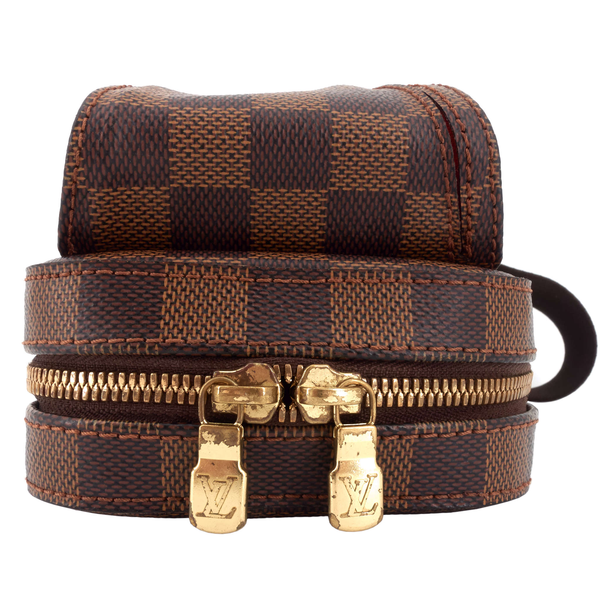 Louis Vuitto Geronimos Damier Ebene Canvas Waist Bag
