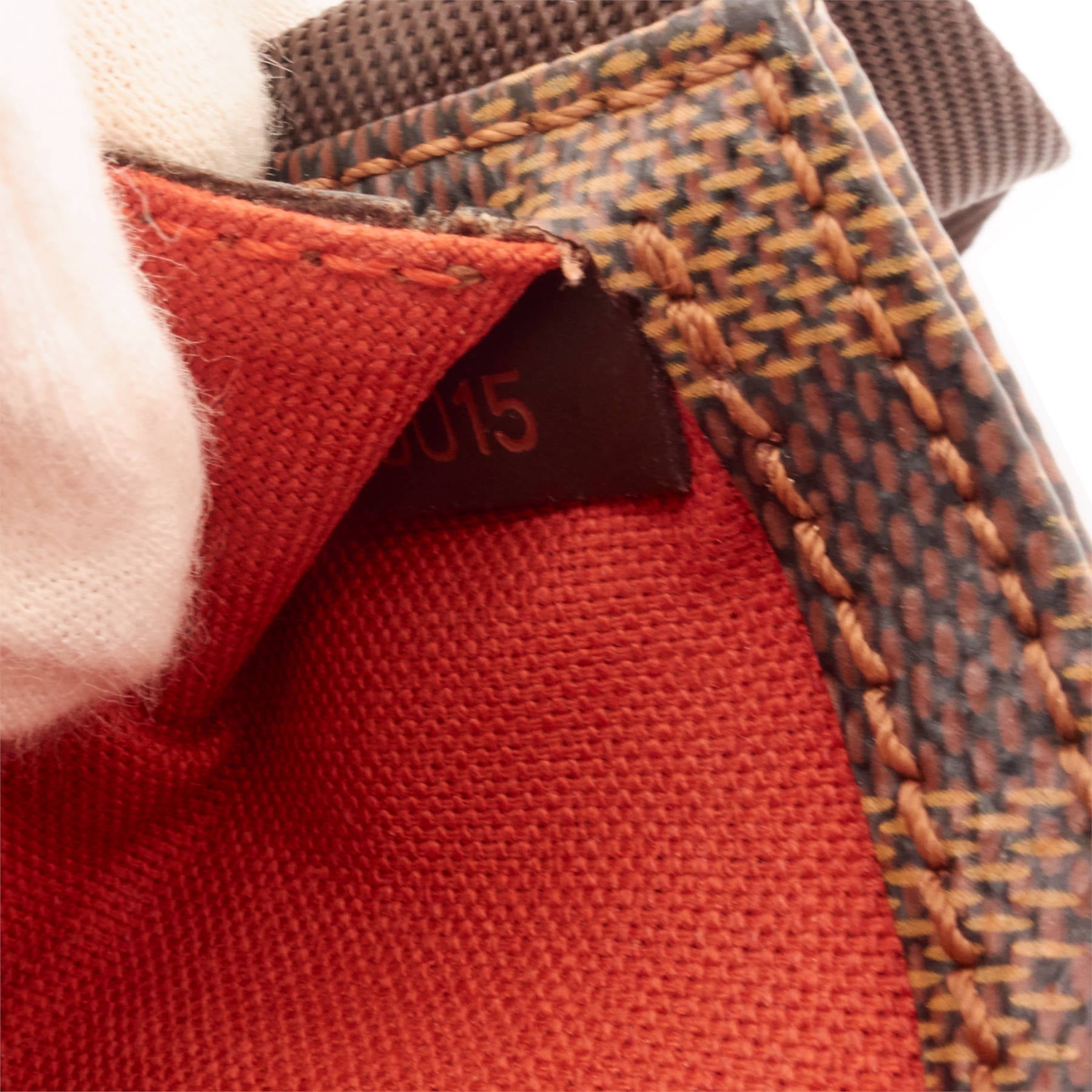 Louis Vuitto Geronimos Damier Ebene Canvas Waist Bag