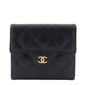 Chanel Trifold Caviar Leather Wallet