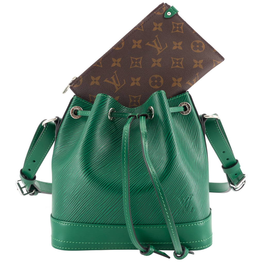 Louis Vuitto NoÃ© BB Epi Leather Bag with Pouch