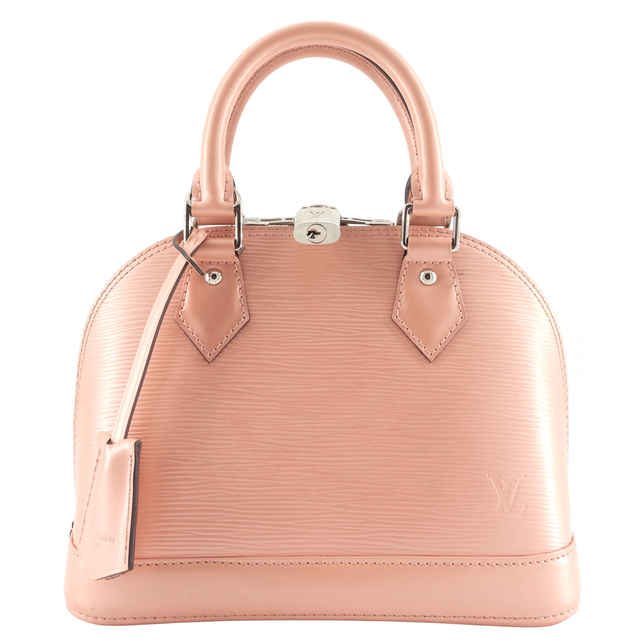 Louis Vuitto Alma BB Epi Leather Rose Nacre Bag
