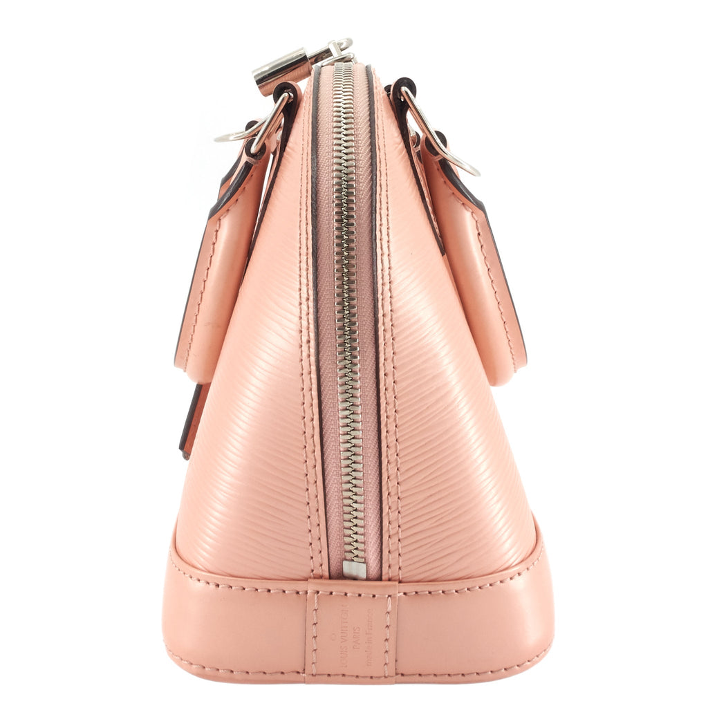 Louis Vuitto Alma BB Epi Leather Rose Nacre Bag
